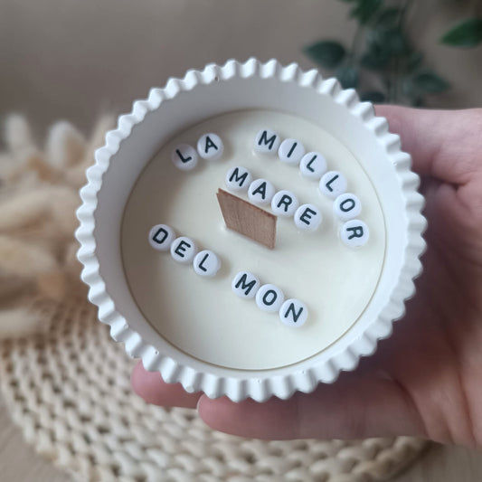 Espelma amb missatge ocult